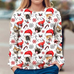 Akita Xmas Decor Christmas Ugly Sweater