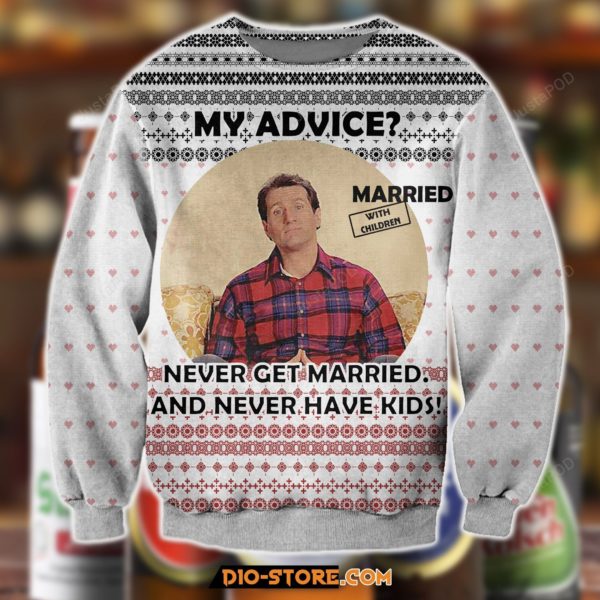 Al Bundy Married With Children Christmas Ugly Sweater