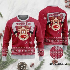 Alabama Crimson Tide Funny Christmas Ugly Sweater