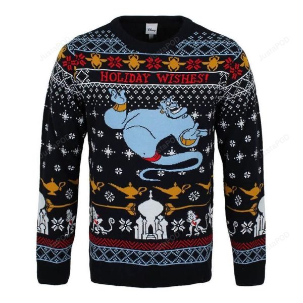 Aladdin Genie Christmas Ugly Sweater