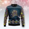 Aladdin Raccon I Can Show You Some Trash Christmas Tree Pattern Reindeer Christmas Ugly Sweater