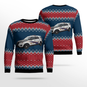 Alaska State Troopers Ford Christmas Ugly Sweater