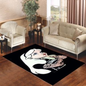 Alice In Wonderland Tatooed On Hennah Living Room Carpet Rug Home Decor