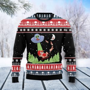 Alien Unisex Christmas Ugly Sweater