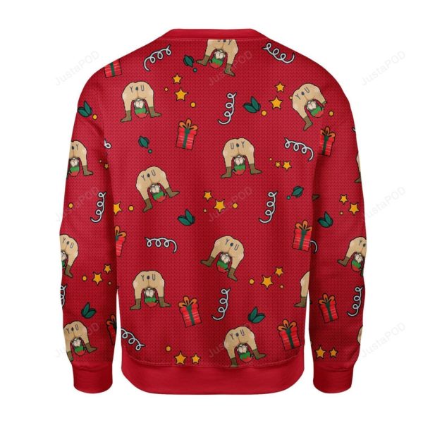 All I Want For Christmas Is You Elf Butt Christmas Ugly Sweater