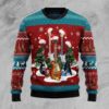 All Of Electric Guitar Christmas Ugly Sweater