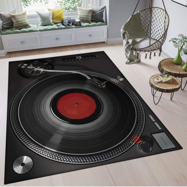 Amazing DJ Black Living Room Carpet Rug Home Decor
