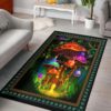 Amazing Hippie Mushroom Living Room Carpet Rug Home Decor