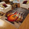 Amazing Hippie Mushroom Living Room Carpet Rug Home Decor