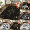 Amazing Orange Sunflower Art Living Room Carpet Rug Home Decor