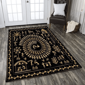 Ancient Egyptian Circle Living Room Carpet Rug Home Decor