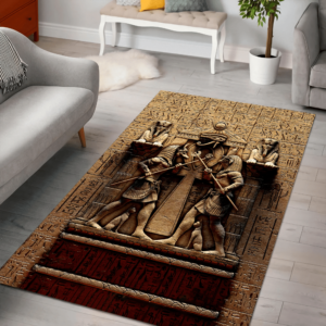Anubis Ancient Egyptian Mythology Culture Living Room Carpet Rug Home Decor