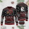 Arizona Cardinals Logo Checkered Flannel Christmas Ugly Sweater