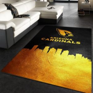 Arizona Cardinals Logo NFL Gifts Living Room Carpet Rug Home Decor