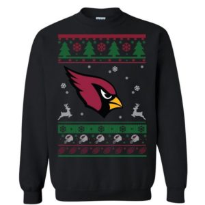 Arizona Cardinals Logo Nfl Football Christmas Ugly Sweater
