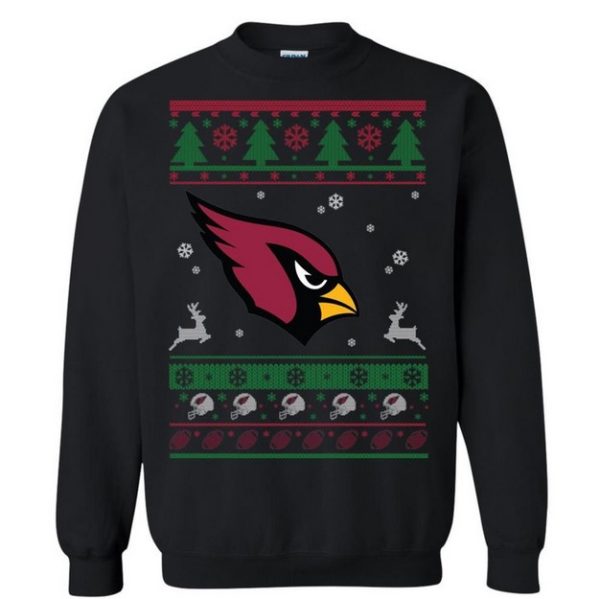Arizona Cardinals Logo Nfl Football Christmas Ugly Sweater