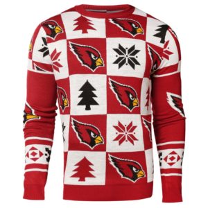 Arizona Cardinals NFL Forever Collectibles Red & White Knit Christmas Ugly Sweater