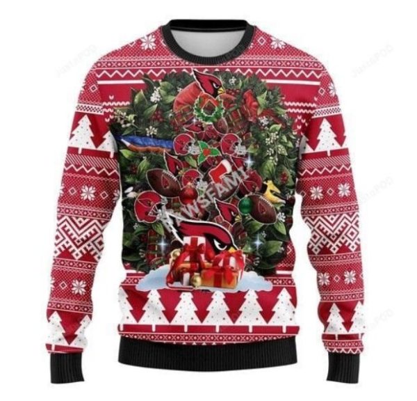 Arizona Cardinals Tree Christmas NFL Christmas Ugly Sweater