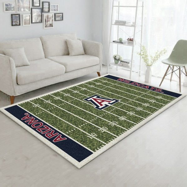 Arizona Wildcats Team Home Field NFL Living Room Carpet Rug Home Decor Arizona Wildcats Team Home Field NFL Living Room Carpet Rug Home Decor