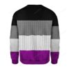Asexual Pride Flag Christmas Ugly Sweater