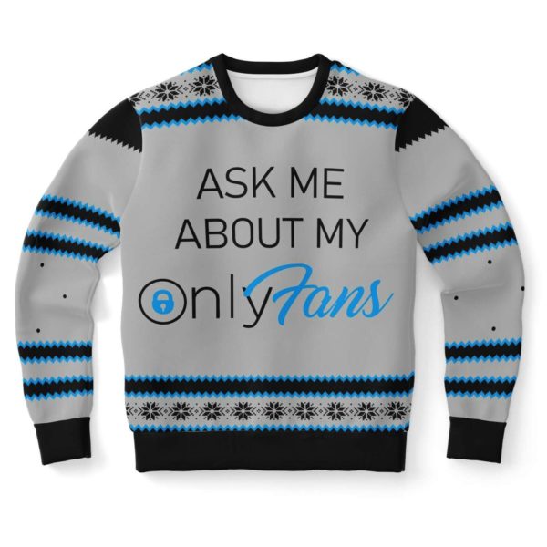 Ask Me My Onlyfans Christmas Ugly Sweater