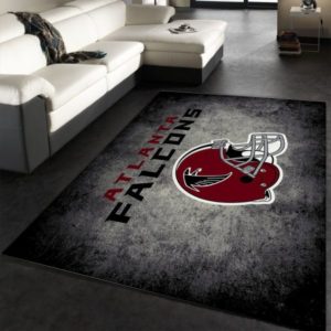 Atlanta Falcons Imperial Distressed NFL Living Room Carpet Rug Home Decor
