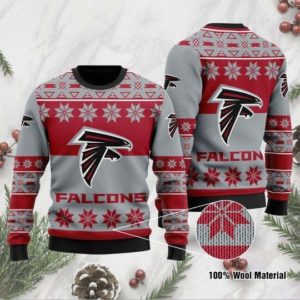 Atlanta Falcons Logo Christmas Ugly Sweater