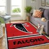 Atlanta Falcons NFL Team Logos Living Room Carpet Rug Home Decor