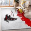 Atlanta Falcons Skyline NFL Area Rug Carpet Living Room Rug Family Gift US Decor