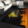 Atlanta Falcons Skyline NFL Living Room Carpet Rug Home Decor