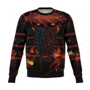 Attack On Titan Christmas Ugly Sweater