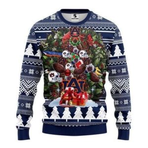 Auburn Tigers Tree Christmas Ugly Christmas Sweater, All Over Print Sweatshirt, Ugly Sweater, Christmas Sweaters, Hoodie, Sweater