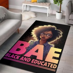 BAE Black And Educated Living Room Carpet Rug Home Decor