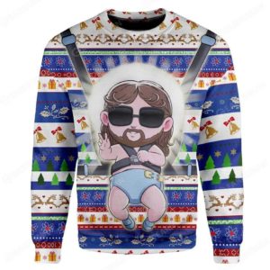 Baby Jesus Christmas Ugly Sweater