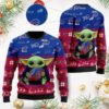 Baby Yoda Buffalo Bills Christmas Ugly Sweater