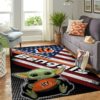 Atlanta Falcons Skyline NFL Living Room Carpet Rug Home Decor