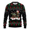 Baby Yoda Meet Baby Groot Christmas Ugly Sweater