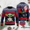 Baby Yoda Nebraska Cornhuskers Christmas Ugly Sweater