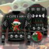 Baby Yoda Santa Christmas Ugly Sweater