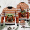 Baby Yoda Texas Longhorns Football Christmas Ugly Sweater