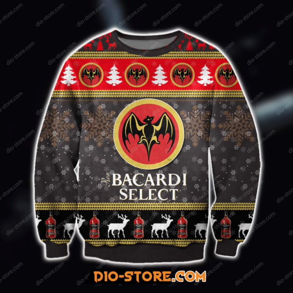 Bacardi Select Rum Wine Drink Lover Christmas Ugly Christmas