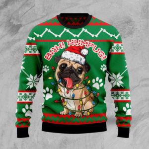 Bah Humpug Santa Christmas Ugly Sweater