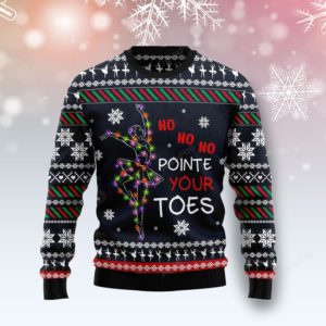 Ballet Pointe Christmas Ugly Sweater