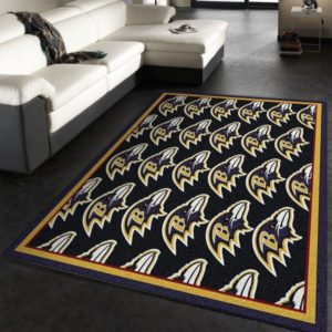 Baltimore Ravens Living Room Carpet Rug Home Decor