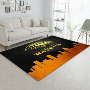 Baltimore Ravens NFL Gifts Living Room Carpet Rug Home Decor