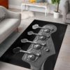 Guitar Neck Living Room Carpet Rug Home Decor