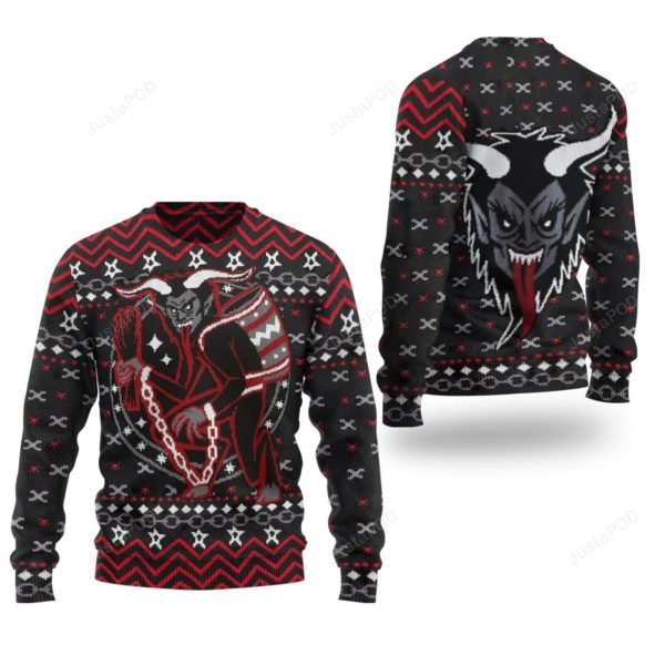 Baphomet Satanic Christmas Ugly Sweater