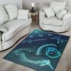 Baseball Blue Light Living Room Carpet Rug Home Decor