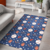 Baseball Blue Light Living Room Carpet Rug Home Decor
