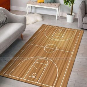 Basketball Court Living Room Carpet Rug Home Decor
